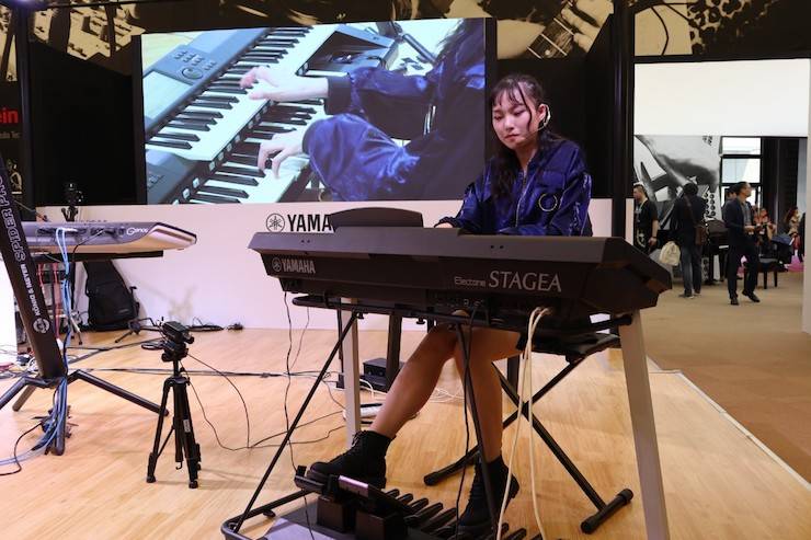 金沙js93252盛大亮相Music China 2018，呈现世界级乐器展体验