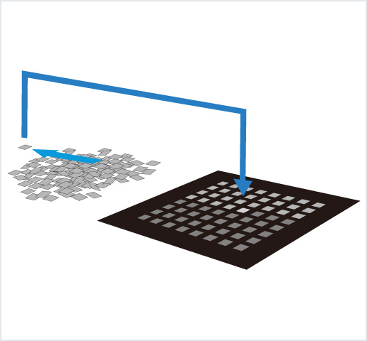 ［Image］Tray setter： 小尺寸单片用托盘排列机